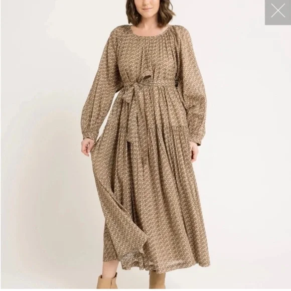 NWOT Laude The Label August Midi Dres - Picture 2 of 10